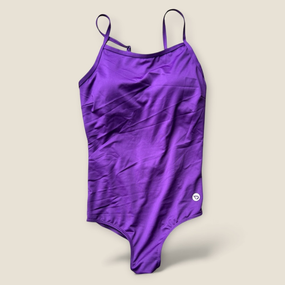 Baleaf Womens Swimsuit 34 Small Adjustable Strap One Piece Swimsuit Grape Royale - Picture 4 of 11